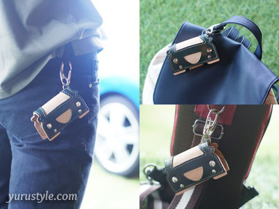 くるまっこ本革キーケース