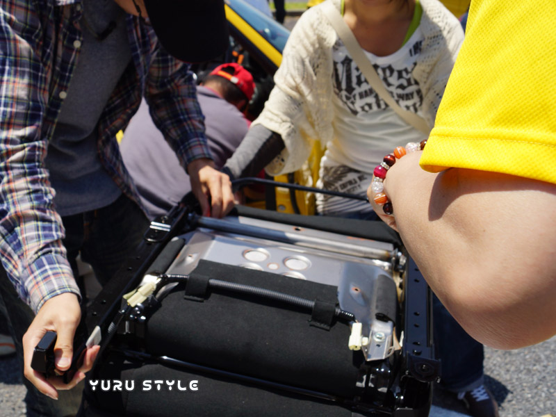 みんなで作業、コワクない!(笑